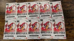 Round 1 One Piece TCG Promo Card (ENGLISH IN-HAND) - 10 SEALED PACKS! SHIPS FAST - Image 1