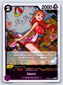 Nami PRB02-012 Premium Booster -The Best- Vol. 2 Rare Foil NM - Image 1