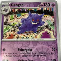 Pokemon TCG Gengar 151 Reverse Holo Rare Scarlet & Violet Card 094/165 - Image 4