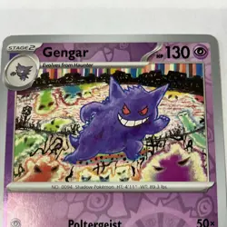 Pokemon TCG Gengar 151 Reverse Holo Rare Scarlet & Violet Card 094/165 - Image 5