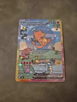 Charizard EX Pokemon Card Display Art Card - Image 1