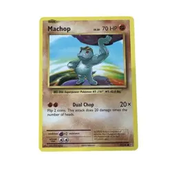 Machop Pokemon Card - Base Set - Uncommon - 51/102 - Collectible MP/LP - Image 1