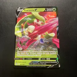Pokemon TCG Tsareena v Fusion Strike Holo Ultra Rare Card 21/264 - Image 1