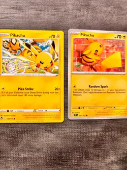 Pokemon TCG Pikachu English Regular 3-Card Lot GO/Lost Origin 049/051/052 - Image 2