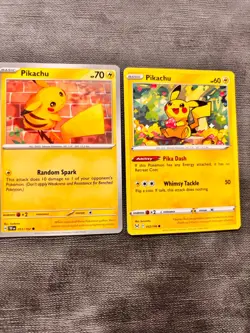 Pokemon TCG Pikachu English Regular 3-Card Lot GO/Lost Origin 049/051/052 - Image 3
