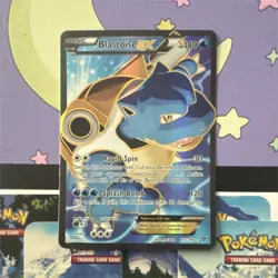 The Pokemon Company Blastoise EX 142/146 XY Full Art Holo Ultra Rare Card - Image 1