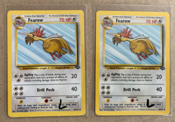 Pokemon Jungle - FEAROW #36 - 2 CARD LOT, Light Play - Image 1