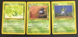 Pokemon Card Lot Gloom Oddish Jungle Rocket Conditions Acct. For LP-MP 3 Cards - Image 1