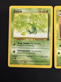 Pokemon Card Lot Gloom Oddish Jungle Rocket Conditions Acct. For LP-MP 3 Cards - Image 2