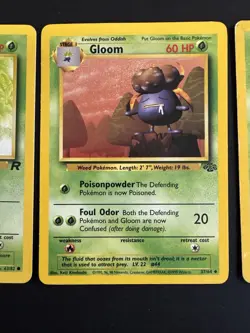 Pokemon Card Lot Gloom Oddish Jungle Rocket Conditions Acct. For LP-MP 3 Cards - Image 3