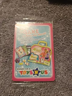 Winx Club TCG Factory Sealed Promo Card Toys R Us Upper Deck - Image 2