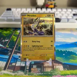Miraidon - 80/198 Scarlet & Violet Holo Rare Pokemon Card - NM - Image 1