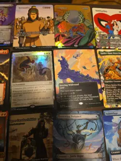 Magic the Gathering lot of 27 Mythic Rares Art Cards Lands Lot - Image 4