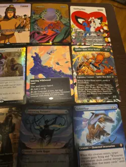 Magic the Gathering lot of 27 Mythic Rares Art Cards Lands Lot - Image 5