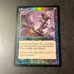 Entomb Odyssey - Foil! - Magic The Gathering - MP On Front / Heavy Play On Back - Image 1