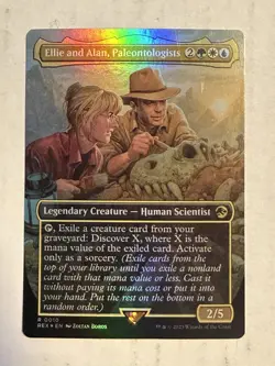 MTG Ellie and Alan, Paleontologists FOIL - REX / 0010 - - Image 1