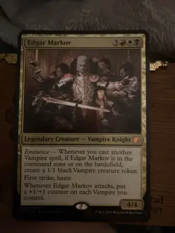 Edgar Markov Magic The Gathering Card Vampire Knight Legendary Creature - Image 1