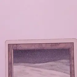Magic: The Gathering Tundra Revised Edition Rare Land English Jesper Myrfors - Image 3