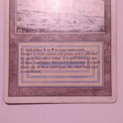 Magic: The Gathering Tundra Revised Edition Rare Land English Jesper Myrfors - Image 4