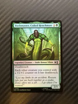 Bushmaster, Coiled Henchman Commander: Marvel Super Heroes Foil - Image 1