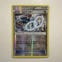 Pokemon Card Steelix Spirit Link Steam Siege Reverse Holo 106/114 Near Mint - Image 1