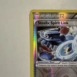 Pokemon Card Steelix Spirit Link Steam Siege Reverse Holo 106/114 Near Mint - Image 2