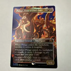 Phlage, Titan of Fire's Fury (Borderless) Modern Horizons 3 Foil - Image 1