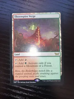 Thornspire Verge 0270 Duskmourn House of Horror Rare Magic The Gathering English - Image 2