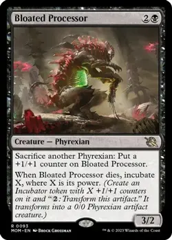 MTG Singles: Bloated Processor - March of the Machine (MOM) - NM - Image 1