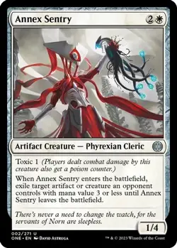MTG Singles: Annex Sentry - Phyrexia: All Will Be One (ONE) - NM - Image 1