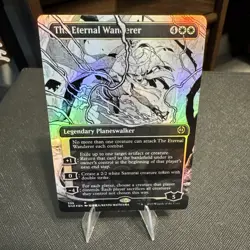 The Eternal Wanderer Borderless R 335 Phyrexia ONE MTG Magic NM - Image 1