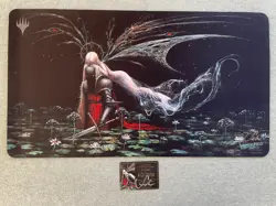 SEB MCKINNON Sower of Temptation Acrylic Version Playmat Signed COA MTG Numbered - Image 1