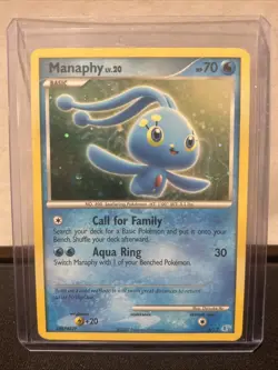 Manaphy LV. 20 Trainer Kit 4/12 Holo Card LP- TCG - Image 1