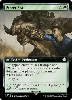 Power Fist (Extended Art) [Fallout] Foil Near Mint - Image 1
