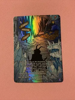 Neopets Battledome TCG Obelisk Alt Art / Album Parody SR* Kanrik, Master Thief - Image 2