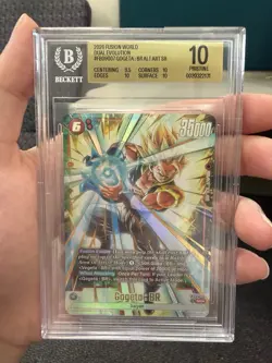2026 Dragon Ball Fusion World Gogeta BR Alt Art SR FB09-007 BGS 10 Pristine - Image 1