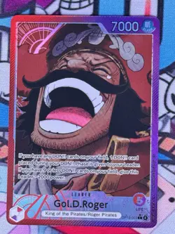 One Piece OP 13 Gol.D.Roger Leader Alt Art Carrying On His Will OP13-003 Eng - Image 2
