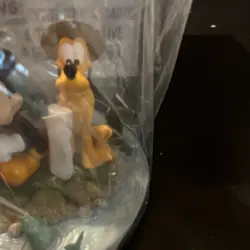Disney Gone Fishing Mickey & Pluto Figurine Art By Charles & Bruce Boyer - Image 4