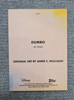 2026 Topps Chrome Disney - Dumbo Art Of Disney SSP Case Hit AD-2 - Image 2