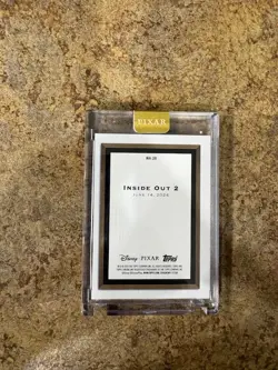 Topps Pixar Gold Wall Art Inside Out 5/5 Bookend! - Image 4