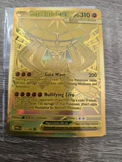 Pokemon Mega Zygarde EX 124/088 Evolutions Ultra Rare Full Art Holo English - Image 1