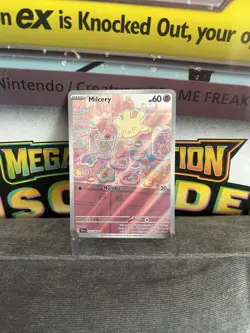 Pokemon Company Milcery 152/142 Sv07 Stellar Illustration Rare Full Art Holo - Image 1