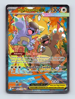 Mega Kangaskhan EX Mega Evolution 182/132 Special Illustration Rare Ful Art NM - Image 1