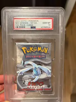 Neo Genesis 1st Edition Booster Pack Lugia Art PSA 10 - Image 1
