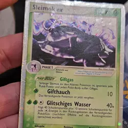 Pokemon TCG Sleimok ex EX Team Magma vs Aqua Holo Ultra Rare German 96/97 - Image 1