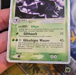 Pokemon TCG Sleimok ex EX Team Magma vs Aqua Holo Ultra Rare German 96/97 - Image 2