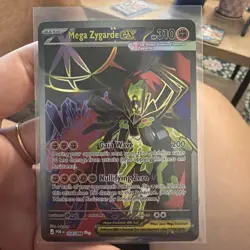 Pokemon TCG Mega Zygarde EX 104/088 Secret Rare Holo Eng - Image 1