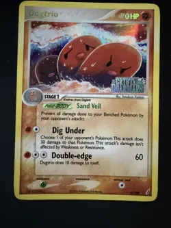 The Pokemon Company Dugtrio Reverse Holo 5/100 EX Crystal Guardians 2006 70 - Image 1