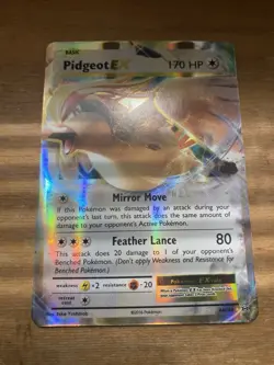 The Pokemon Company Pidgeot EX 64/108 Evolutions Ultra Rare Holo EN 170 HP - Image 3