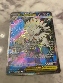 The Pokemon Company Mega Abomasnow EX 157/132 ME01 Ultra Rare Holo EN 350 HP - Image 5